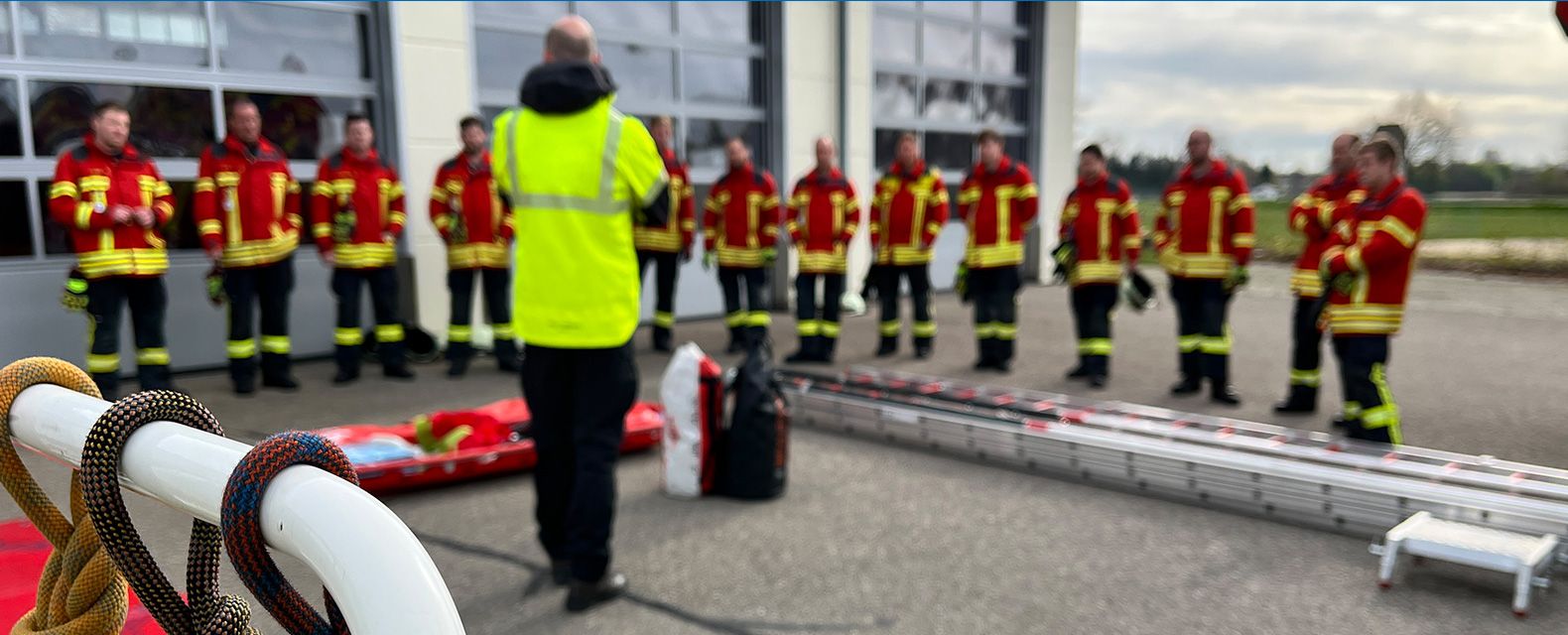 Seilrettung Ulm Bild von Schulung